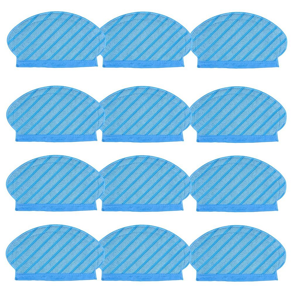 12 Pcs Mop Cloth Pads for Deebot OZMO 950 OZMO 920 OZMO 905 Vacuum Cleaner Spare Parts